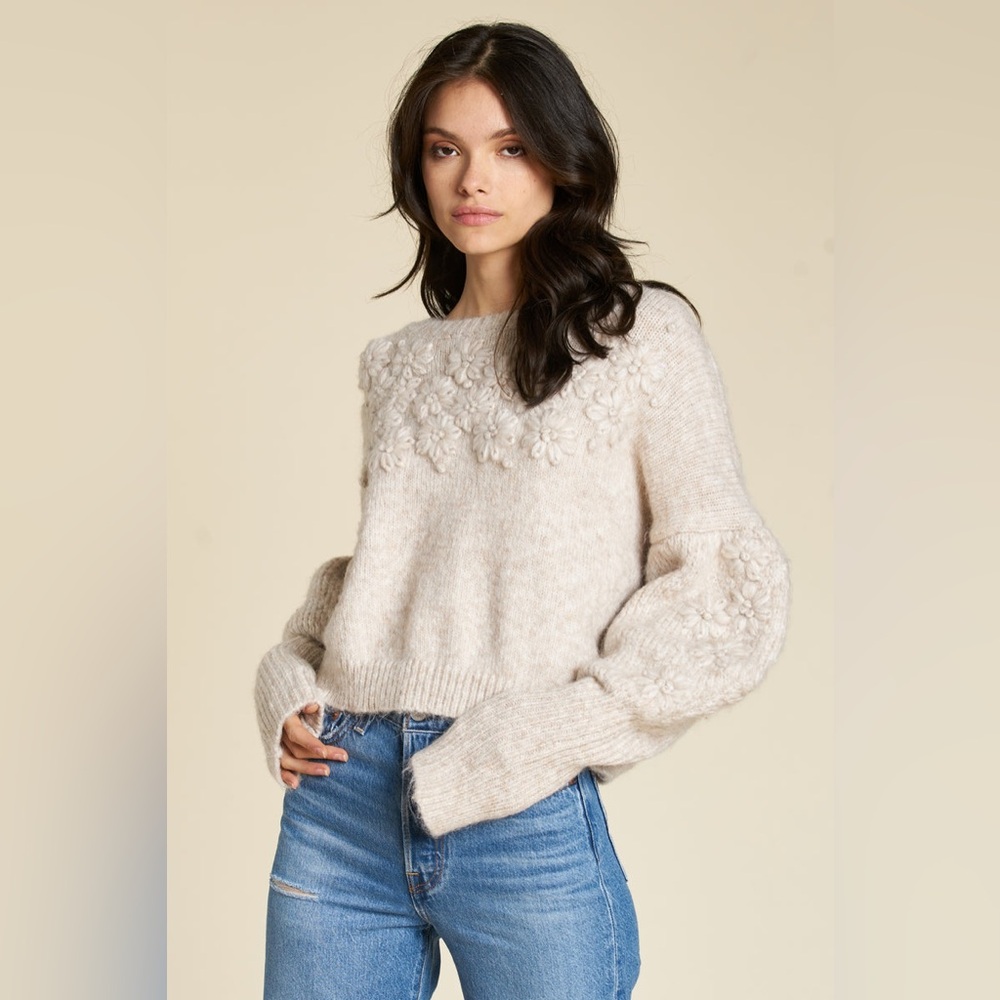 dRA Floral Cynthia Sweater 2023 Size Large